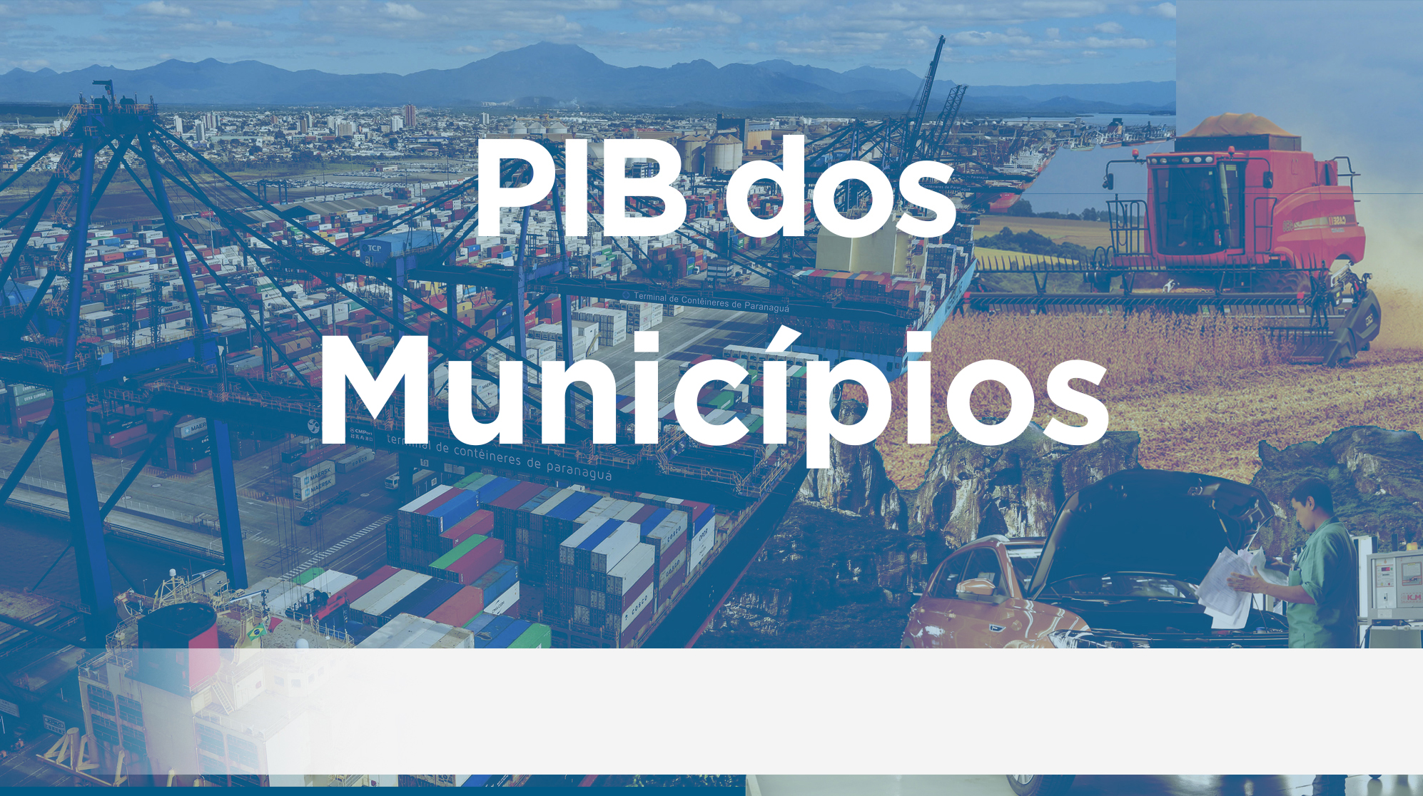 PIB dos municípios